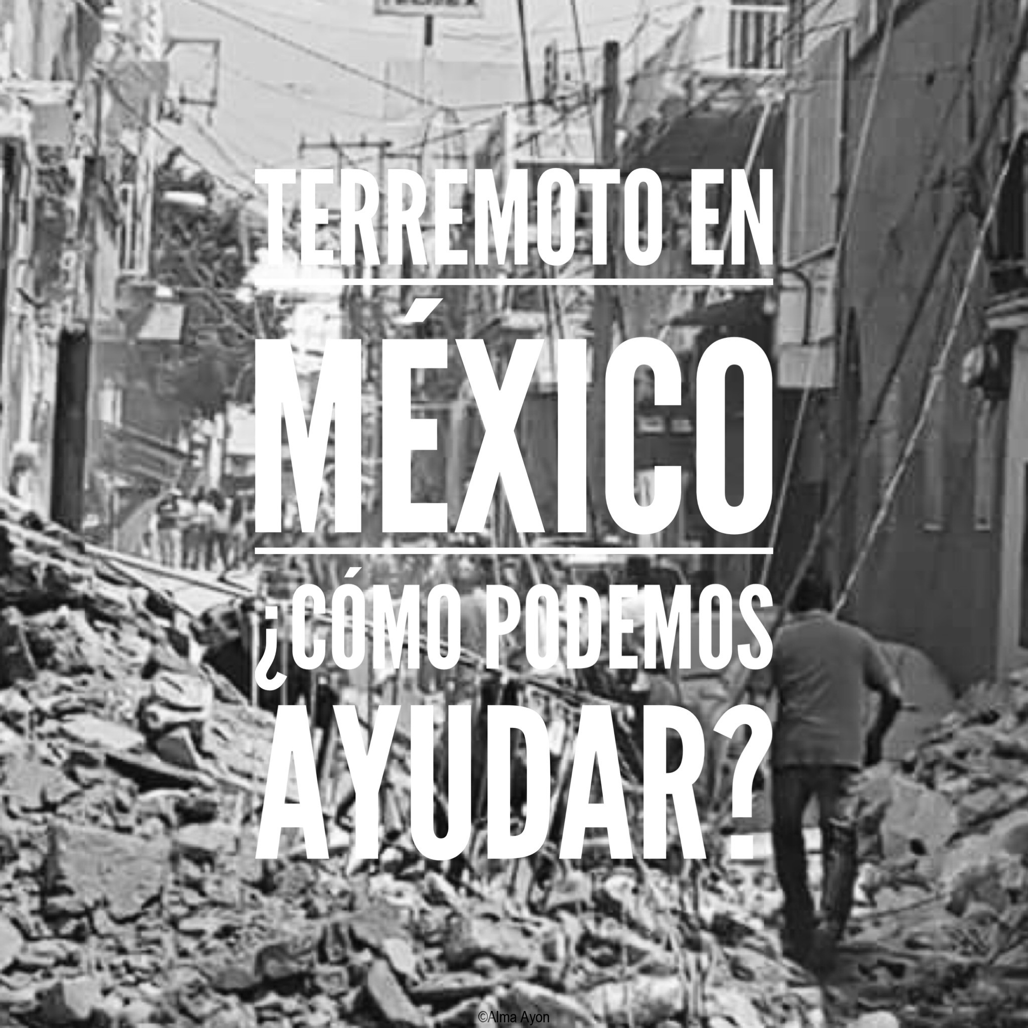 Terremoto en México. Cómo podemos ayudar?